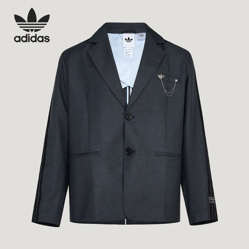 Adidas/阿迪达斯正品三叶草男女宽松经典休闲运动外套KU8911