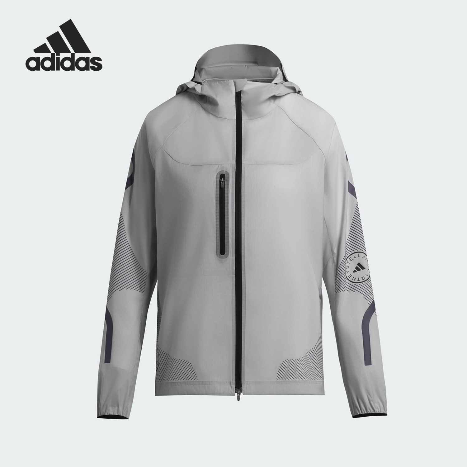 Adidas/阿迪达斯正品RUNNING JACKET女士经典跑步运动外套JW2018