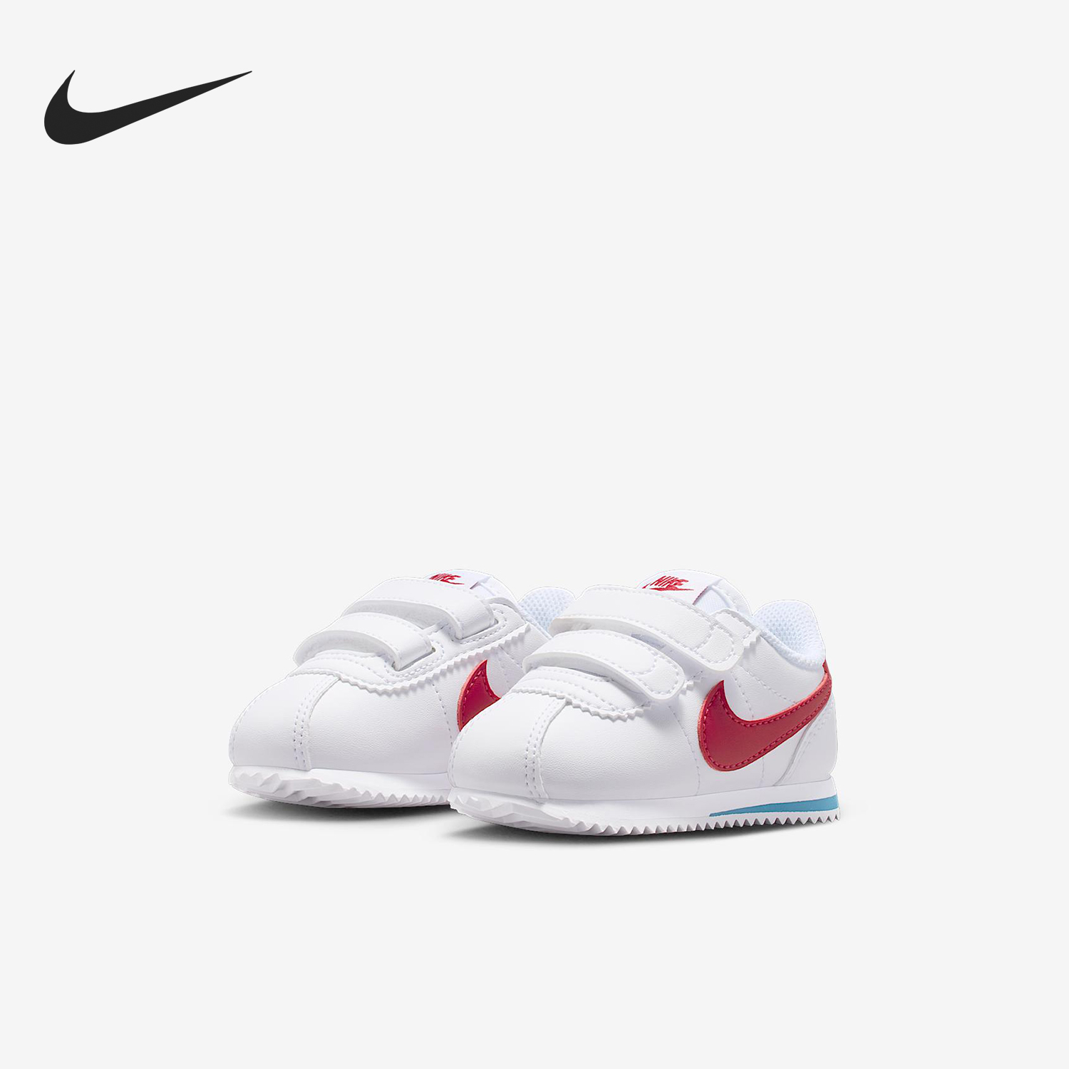 Nike/耐克正品Cortez婴童低帮休闲魔术贴轻便运动鞋IM2209-101