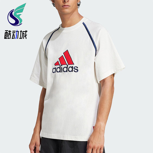 Adidas/阿迪达斯正品2025夏季款男士经典针织运动圆领短袖IM7840