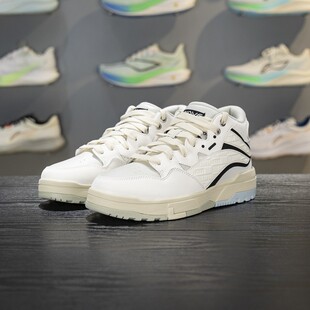 AGCV381 李宁正品 户外休闲加绒保暖板鞋 FLEECE男女同款 惟吾MID