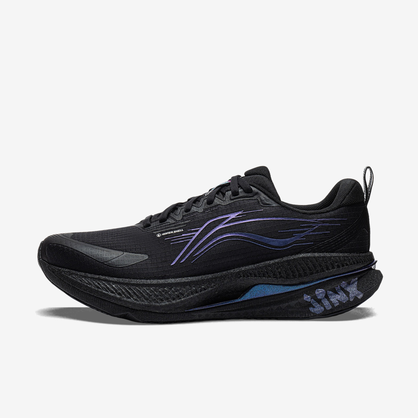 李宁正品䨻科技男耐磨防泼水支撑系带日常出行跑步鞋ARSW169-7