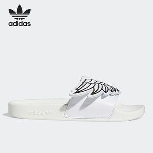 男女运动轻便透气拖鞋 三叶草新款 GY2505 阿迪达斯正品 Adidas