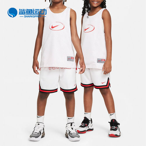 Nike/耐克正品Culture of Basketball大童双面球衣FN8348-100