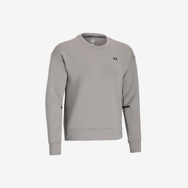 UA/安德玛正品Unstoppable女士训练运动抓绒套头卫衣1379835-203