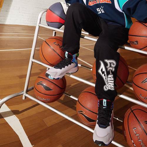 李宁正品篮球系列儿童棉感舒适时尚百搭宽松运动束脚卫裤YKLV249