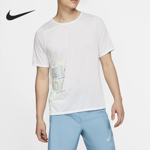Nike/耐克正品夏季新款男士透气运动圆领休闲针织短袖CK0678-100