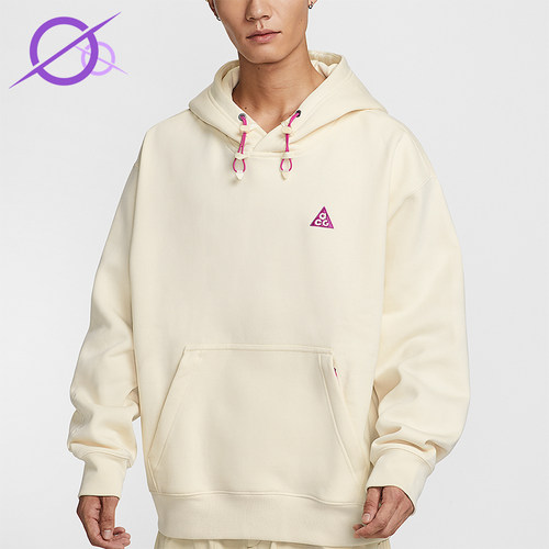 Nike/耐克正品2025秋季款男士休闲加绒套头连帽卫衣IM9347-113