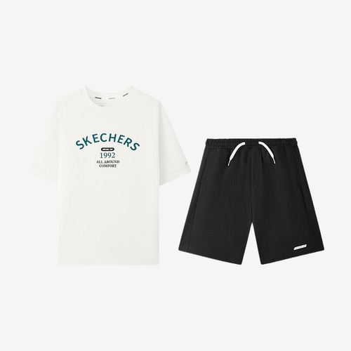 Skechers斯凯奇正品儿童PICKLEBALL CLUB短袖T恤L225K048-00QF