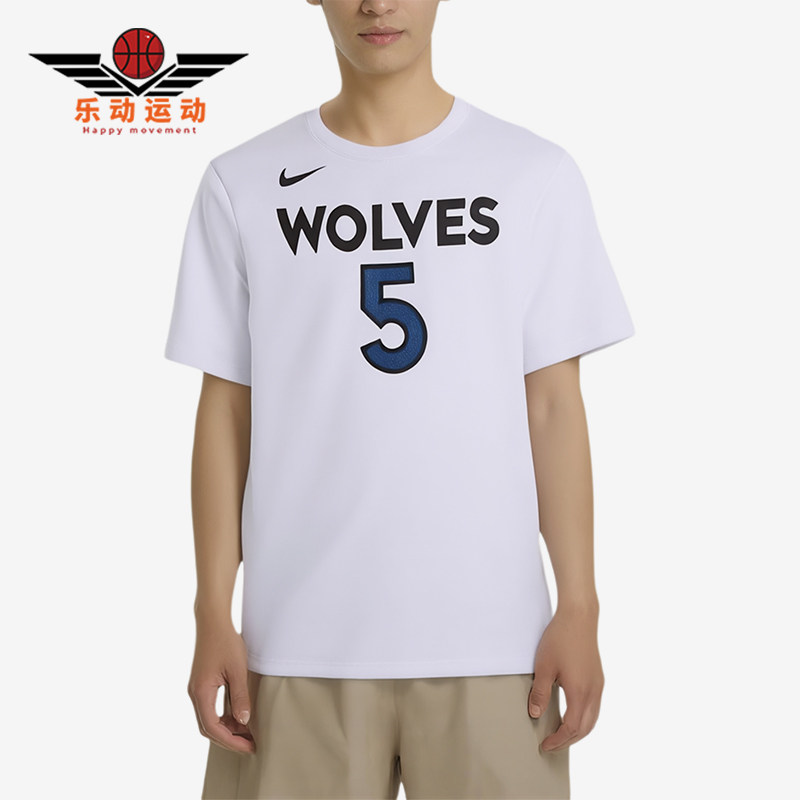 Nike/耐克正品新款男白蓝色街头柔软亲肤短袖T恤DR6387-107 - 实物图