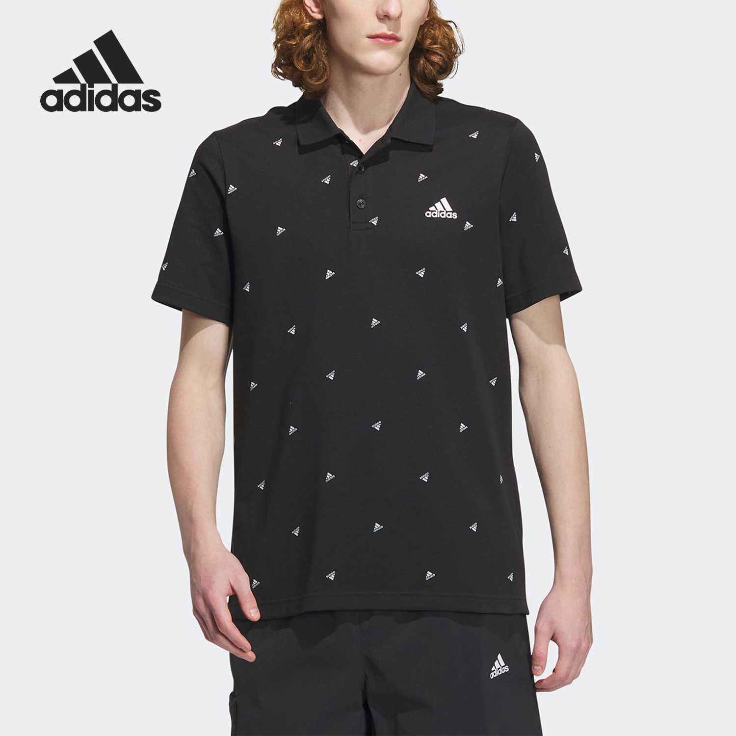Adidas/阿迪达斯正品2023夏季新款男子运动短袖POLO衫IA8151
