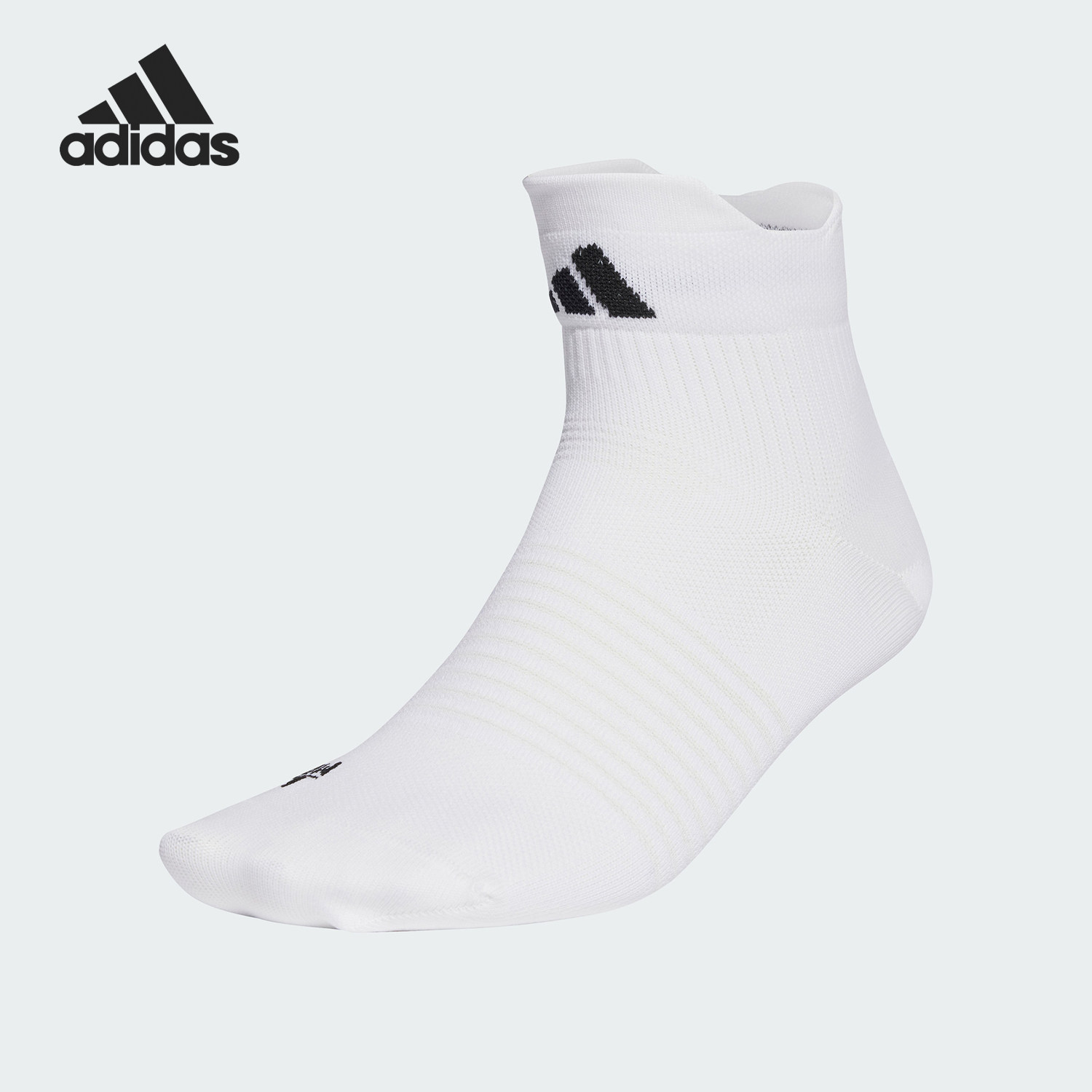 Adidas/阿迪达斯正品当季新款男女运动短筒袜一双装HT3435