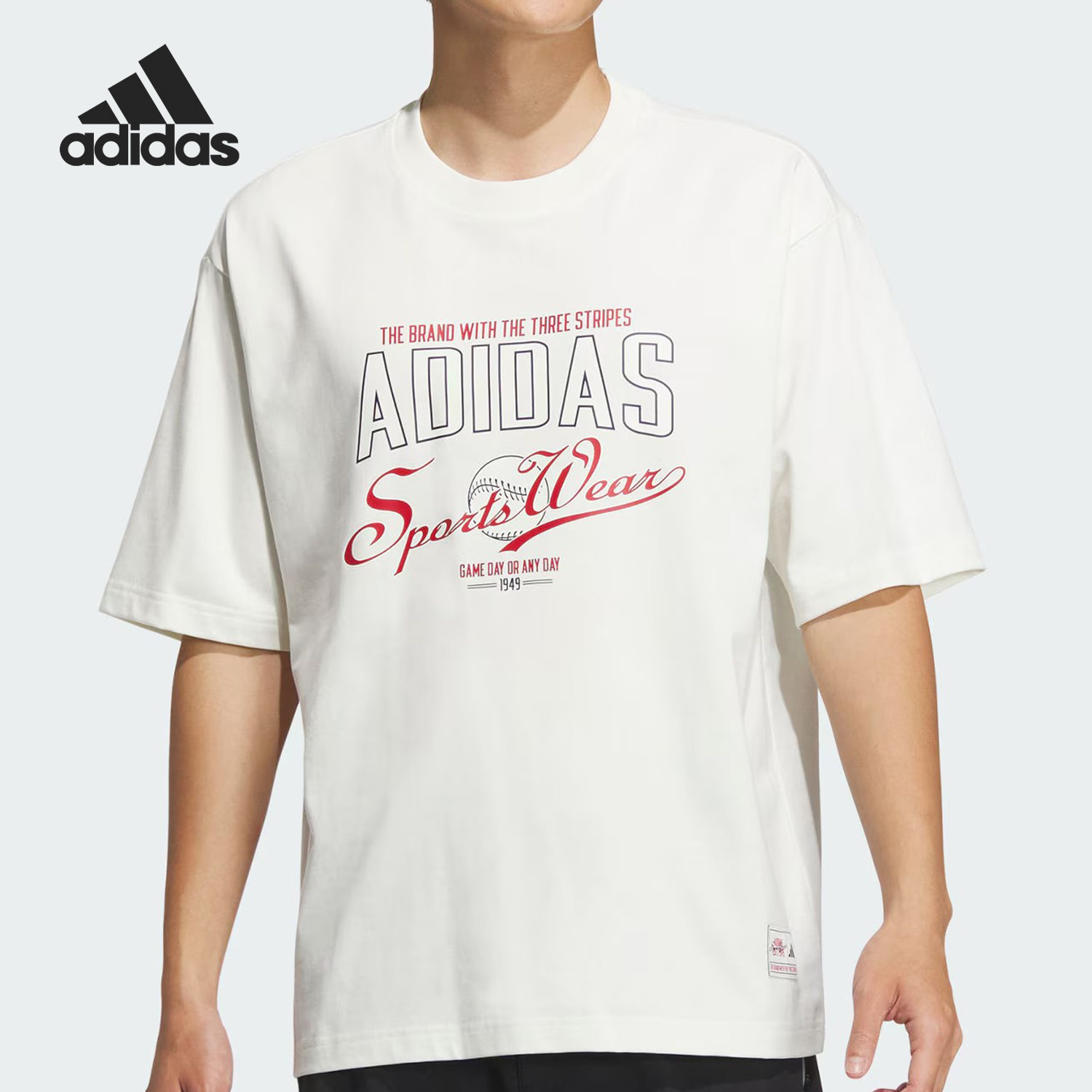 Adidas/阿迪达斯正品新款男士休闲透气圆领运动短袖T恤JN9472,运动服/休闲服装,运动T恤,淘宝优惠券,粉丝福利购,淘宝优惠卷