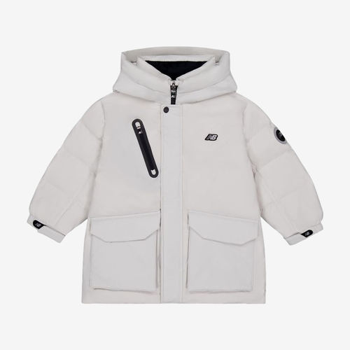 New Balance新百伦正品儿童保暖拉链轻便舒适羽绒服7PF4E083-LGR