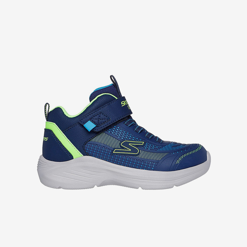 Skechers/斯凯奇正品魔术贴男童高帮耐磨复古厚底缓震运动鞋