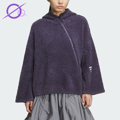 Adidas/阿迪达斯正品2025秋季款女士日常连帽耐穿针织外套KC5783