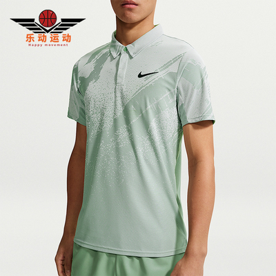 Nike/耐克正品NikeCourt新款男休闲网球经典翻领T恤IB1029-006