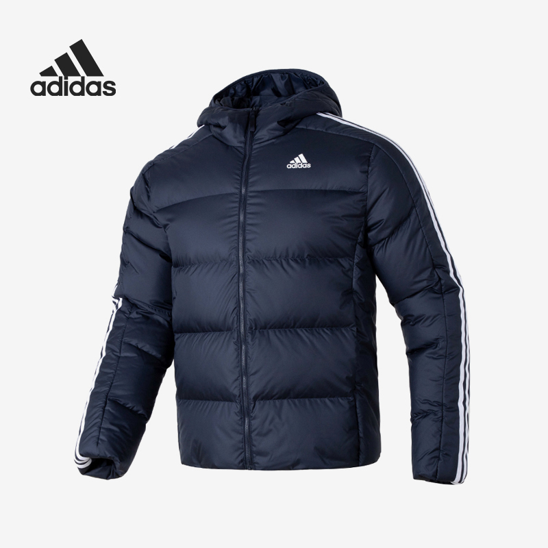Adidas/阿迪达斯正品当季新款男子连帽休闲羽绒服IK3213