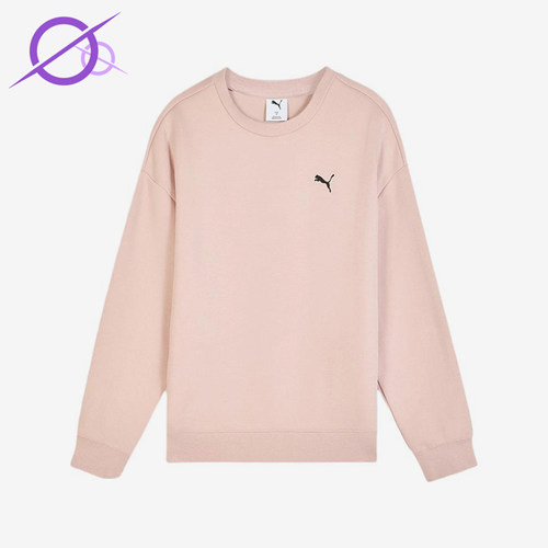 Puma/彪马正品FW25宽松圆领女针织休闲舒适轻便卫衣692902-93