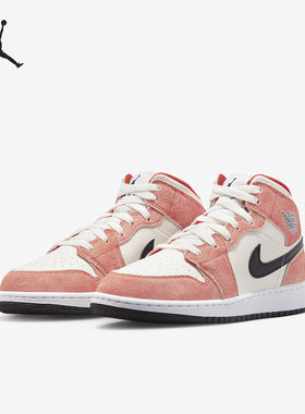 Nike/耐克正品AIR JORDAN 1 AJ1 GS女子大童板鞋DV1336-800