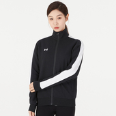 安德玛正品 女子运动服跑步休闲立领针织夹克外套21500442