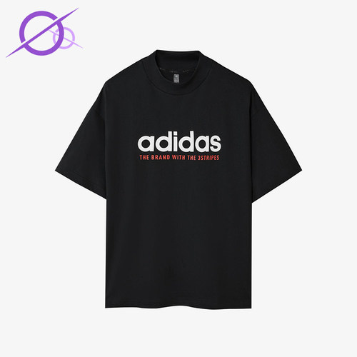 Adidas/阿迪达斯正品2025男士圆领运动休闲日常透气短袖KG8942