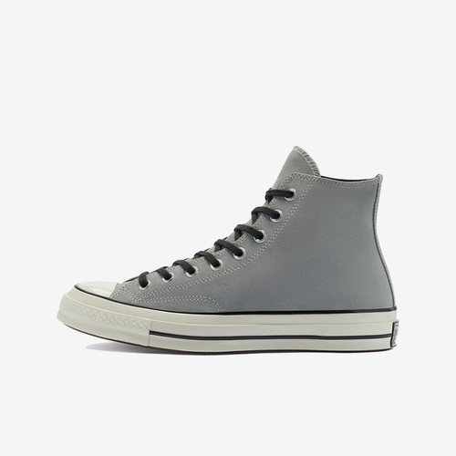 Converse匡威 防滑耐磨轻便高帮休闲帆布鞋男女同款灰色 169338C