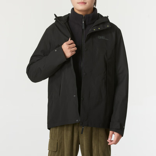 冲锋衣5123251 Jack 户外三合一男士 狼爪正品 6502 wolfskin