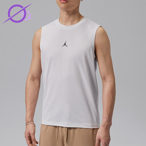 Nike/耐克正品JORDAN男士舒爽透气简约经典日常背心T恤IF0890-100