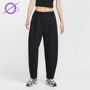 HV1965 Nike 女士简约运动休闲中腰宽松长裤 2025冬季 010 耐克正品