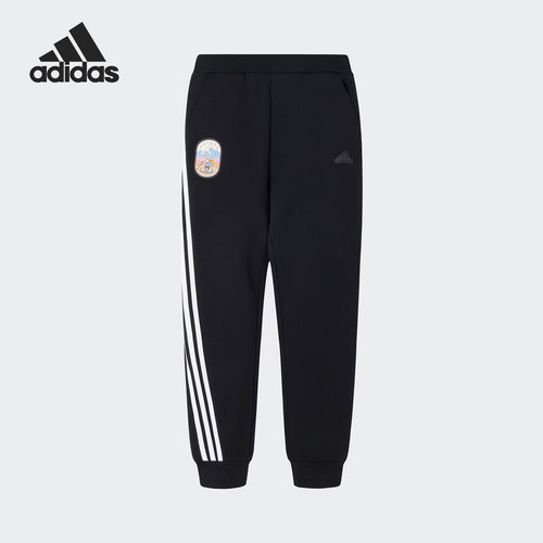 Adidas/阿迪达斯正品当季新款儿童休闲耐穿束脚长裤JP3903