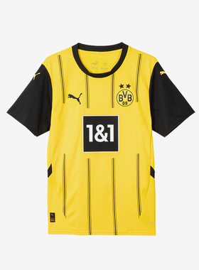 Puma/彪马正品多特蒙德主场球迷版男士短袖足球服774946-01