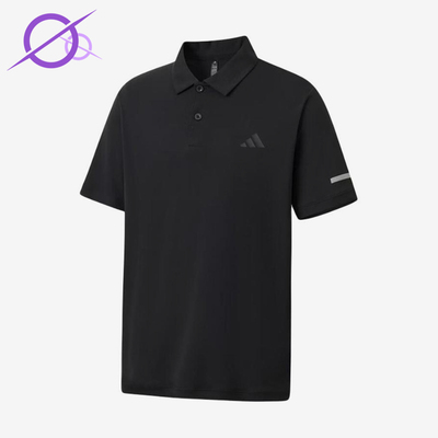 Adidas/阿迪达斯正品新款男黑色时尚简约短袖Polo衫KX2745