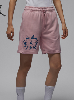 Nike/耐克正品JORDAN新款女士宽松休闲针织短裤FN5784-607