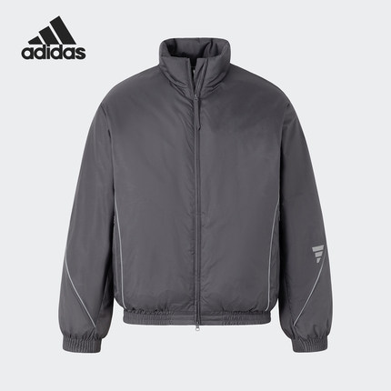 Adidas/阿迪达斯正品休闲保暖  秋冬男士防风宽松运动棉服JY0211