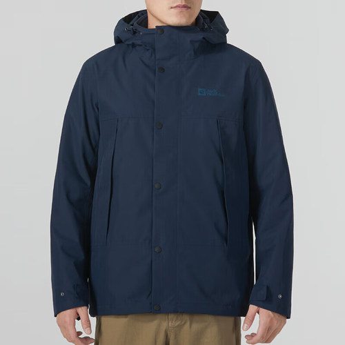 Jack wolfskin/狼爪正品抓绒男士三合一冲锋衣5123251-4136