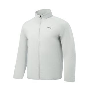 李宁正品 男子保暖抗寒舒适运动休闲立领羽绒服AYMV597 2025新款