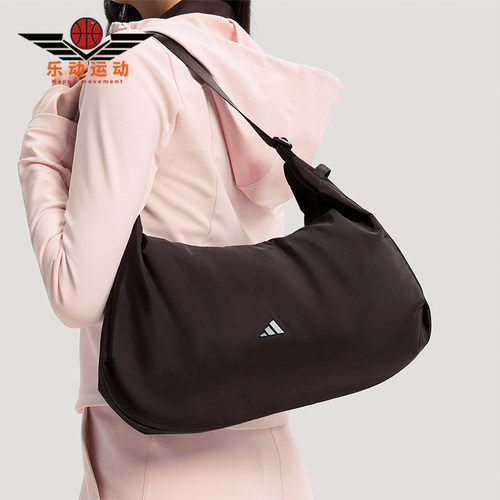 Adidas/阿迪达斯正品2026年春季女士收纳日常便携运动挎包KS5211
