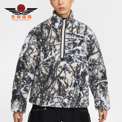 耐克男士时尚印花宽松休闲卫衣