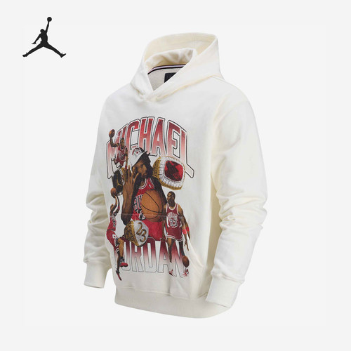 Nike/耐克正品JORDAN男士连帽时尚图案经典休闲卫衣HJ4397-133