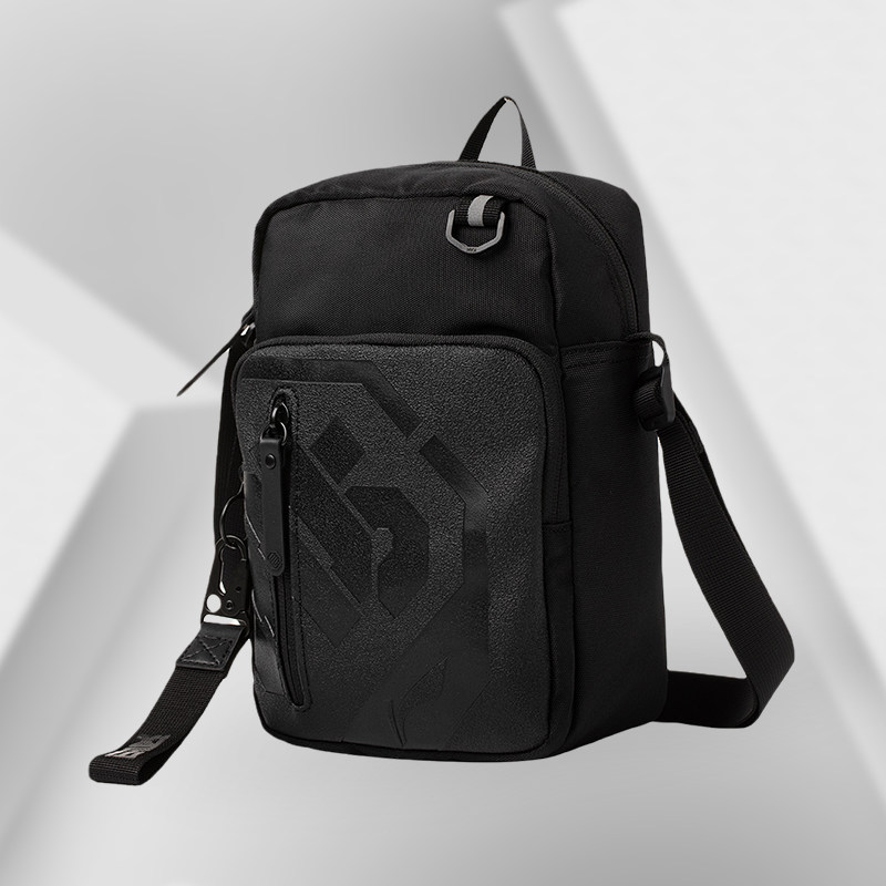 李宁正品斜挎包男包女包BADFIVE篮球系列单肩包胸包运动包ABDR012