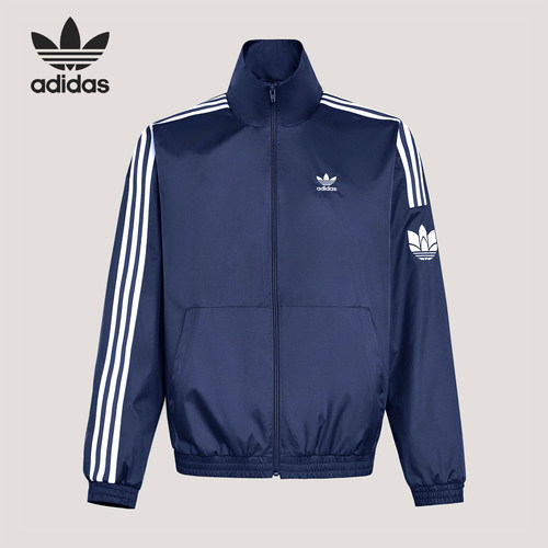 Adidas/阿迪达斯正品Adicolor男女日常休闲立领夹克KV8856