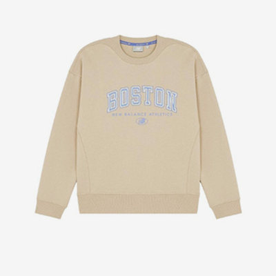 New Balance/NB春季新款女子休闲运动宽松套头卫衣5CC17102
