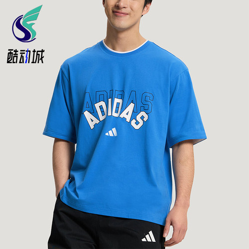 Adidas/阿迪达斯正品U 2IN1 T-SHIRT男女经典运动时尚短袖KX0516