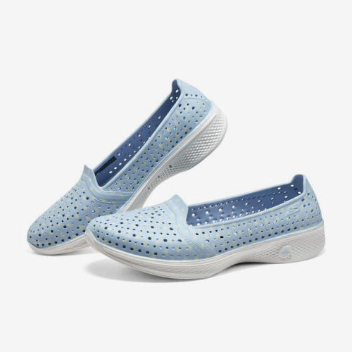 Skechers斯凯奇正品H2 Go女款低帮运动休闲舒适休闲鞋14697-LTBL