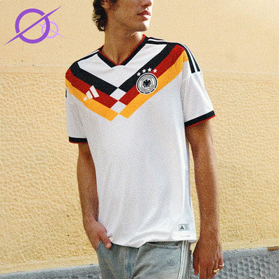 Adidas/阿迪达斯正品GERMANY 26男女运动足球修身训练短袖JN2066