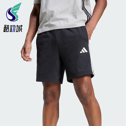 Adidas/阿迪达斯正品2025夏季款男士运动经典户外针织短裤JE6414