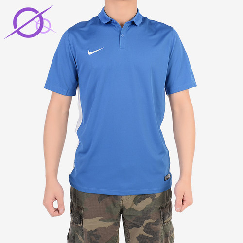 Nike/耐克正品夏季男士简约翻领复古针织经典短袖T恤644660-463
