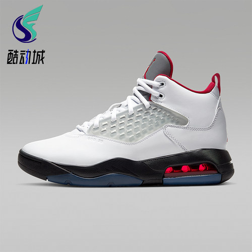 Nike/耐克正品JORDAN男士减震高帮系带耐磨气垫运动鞋CD6107-100