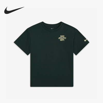 Nike/耐克正品Alumni Relaxed Tee小童圆领透气T恤FD8459-397